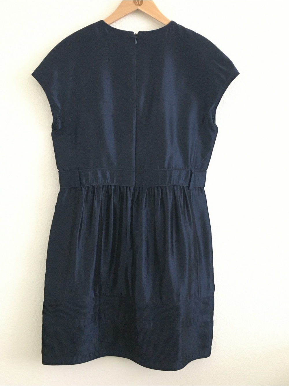 Burberry Mini Dress – Women’s Size 12 – Navy Blue Silk Blend - Picture 8 of 16
